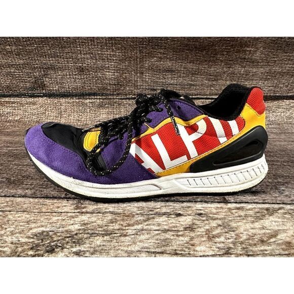 Ralph Lauren Polo TRAIN 100-SK-ATH Purple Tech Suede Alpine Mens Size 9 D - Picture 5 of 10